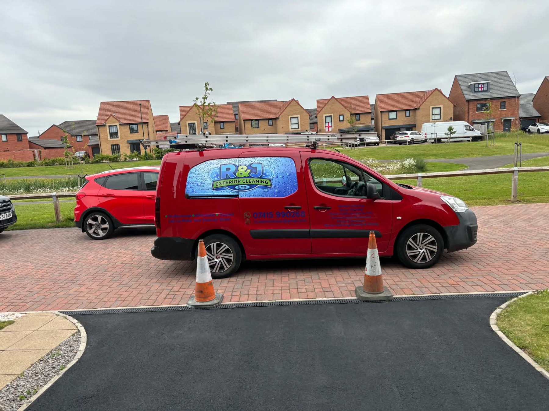 Our van out on the rounds across Redcar & Cleveland